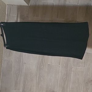 French Rags, Hand Woven, Maxi Skirt, SZ S, Black